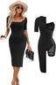 🔥 "Jess" Shapesculpt Midi Dress