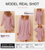 Veloria | A-Line Ruffle Sleeve V-Neck Mini Dress