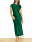 "Helena" Satin Midi Dress