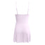 Avaska | Women’s Lace Trim Slit Sleep Dress