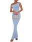 "Serelith" One-Shoulder Maxi Dress
