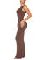 "Serelith" One-Shoulder Maxi Dress