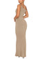 "Serelith" One-Shoulder Maxi Dress