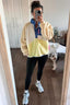 The "Cassie" Colorblock Fleece Pullover