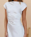 "Helena" Satin Midi Dress