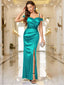 Aurevia | Off-Shoulder Satin Evening Dress