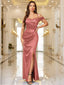 Aurevia | Off-Shoulder Satin Evening Dress