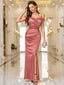 Aurevia | Off-Shoulder Satin Evening Dress
