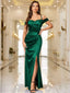 Aurevia | Off-Shoulder Satin Evening Dress