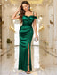 Aurevia | Off-Shoulder Satin Evening Dress