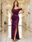 Aurevia | Off-Shoulder Satin Evening Dress