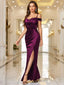 Aurevia | Off-Shoulder Satin Evening Dress