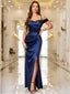 Aurevia | Off-Shoulder Satin Evening Dress