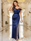 Aurevia | Off-Shoulder Satin Evening Dress