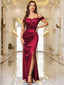 Aurevia | Off-Shoulder Satin Evening Dress