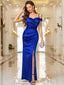 Aurevia | Off-Shoulder Satin Evening Dress