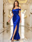 Aurevia | Off-Shoulder Satin Evening Dress
