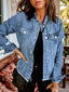 Isolde | Distressed Denim Jacket