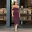 "Anabelle" Sculpted Off-Shoulder Midi