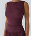 "Calla" Ruched Bodice Maxi Dress