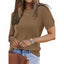 "Ella" Soft Knit Short Sleeve Sweater