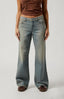 Kira Wide-Leg Vintage Wash Jeans