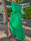 "Veloura" Tiered Maxi Dress