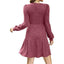 Zovira | Ribbed Knit Long Sleeve Sweater Dress