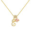 "Amelie" Cursive Letter Charm Necklace