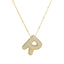 Savannah | Diamond Bubble Letter Necklace