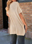 “Olive” Ribbed Tunic Knit