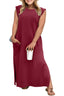 Olivrae | Summer Maxi Dress with Pockets