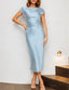 "Helena" Satin Midi Dress