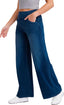 "Noa Jean" Stretch Wide-Leg Pant