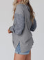 "Boardwalk Breeze" Striped Colorblock Top