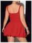 Kuvira | Square Neck Bubble Mini Dress