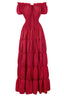 "Viola" Boho Tiered Maxi Dress