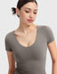 "Snatch Tee" Seamless Compression Top