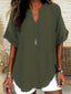 "Charlie" V-Neck Tunic Blouse