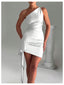 Eloria | One-Shoulder Ruched Mini Dress