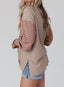"Boardwalk Breeze" Striped Colorblock Top