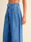 👖 Sloane | Pleated High-Waisted Wide-Leg Jeans