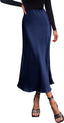 Florin | Satin Bias-Cut Midi Skirt