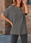 “Olive” Ribbed Tunic Knit