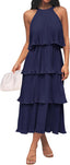 🌞 "Lola" Tiered Halter Dress