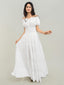 "Viola" Boho Tiered Maxi Dress