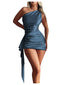 Eloria | One-Shoulder Ruched Mini Dress
