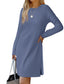 Merivelle | Long Sleeve Casual Mini Dress
