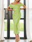 "Helena" Satin Midi Dress