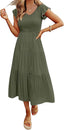 "Mila" Tiered Midi Dress